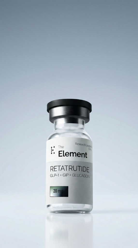 Rétatrutide, flacon The Element Research